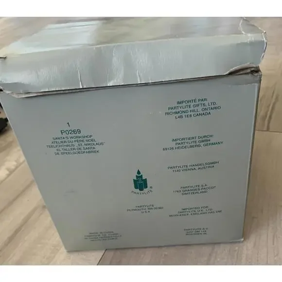 PartyLite Tealite  Candle Holder Santa's Workshop P0269 Christmas House - Picture 9 of 11